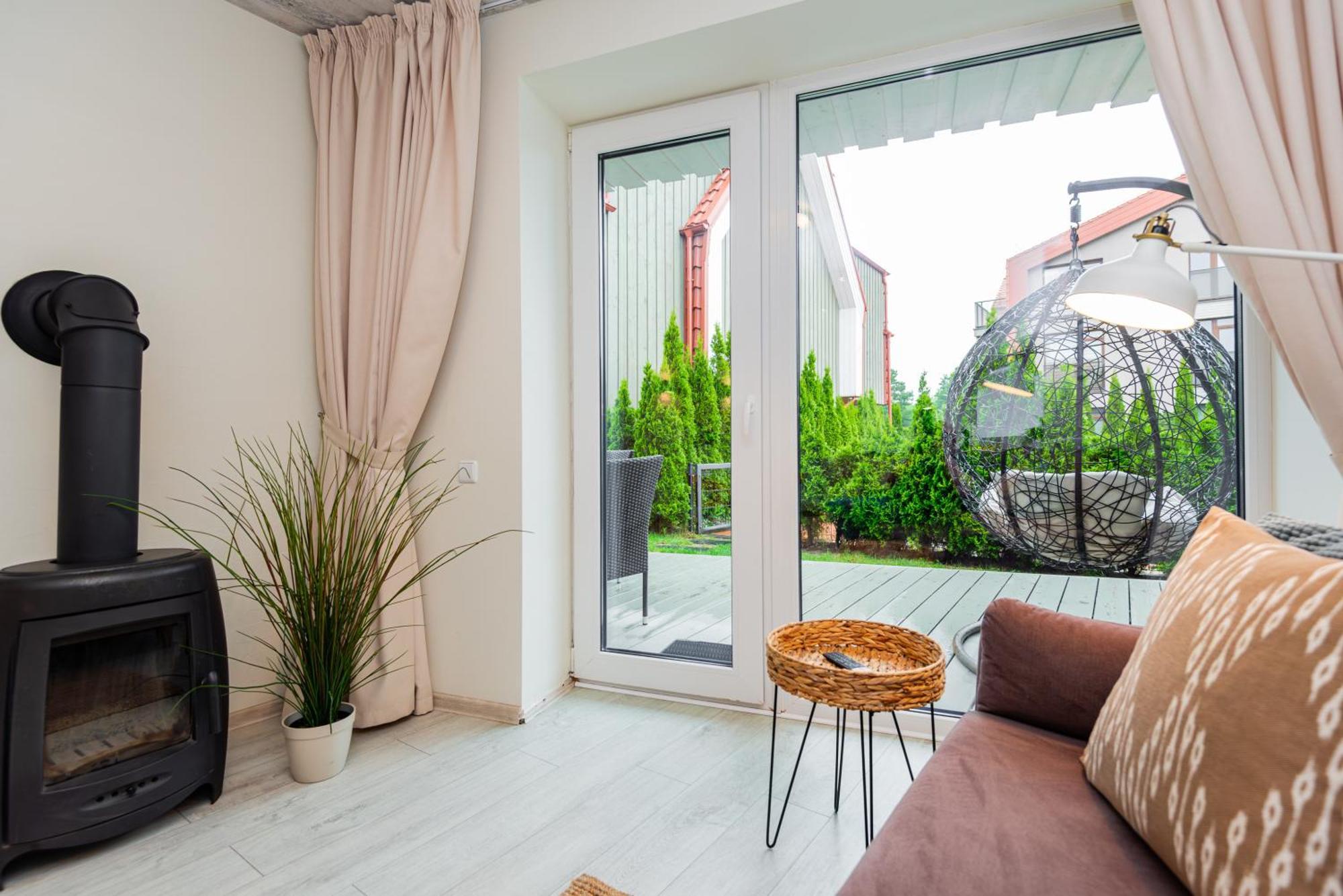 Zalia Kopa Apartamentai Salia Juros Palanga Exterior foto